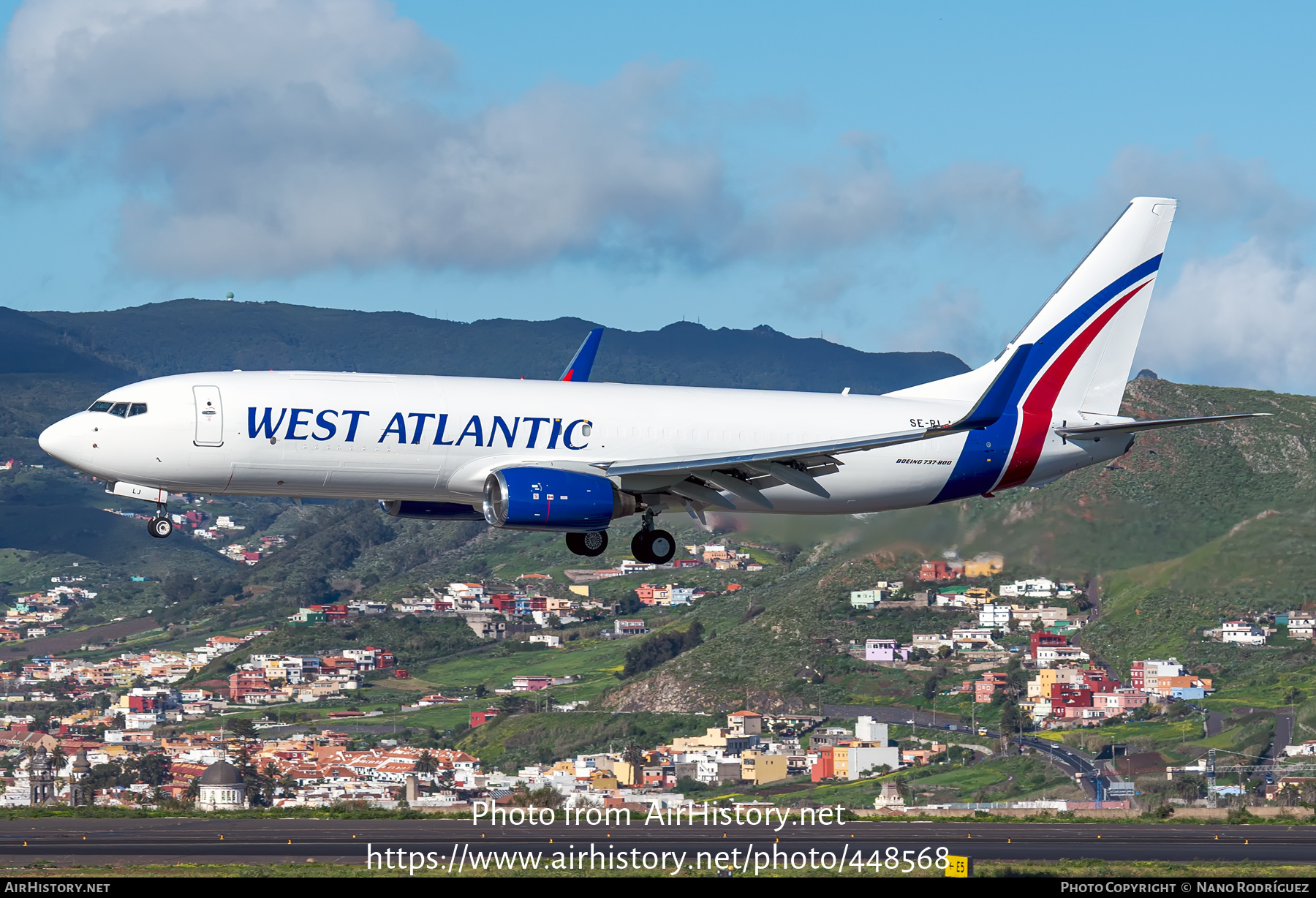 Aircraft Photo of SE-RLJ | Boeing 737-8Q8(SF) | West Atlantic Cargo Airlines | AirHistory.net #448568