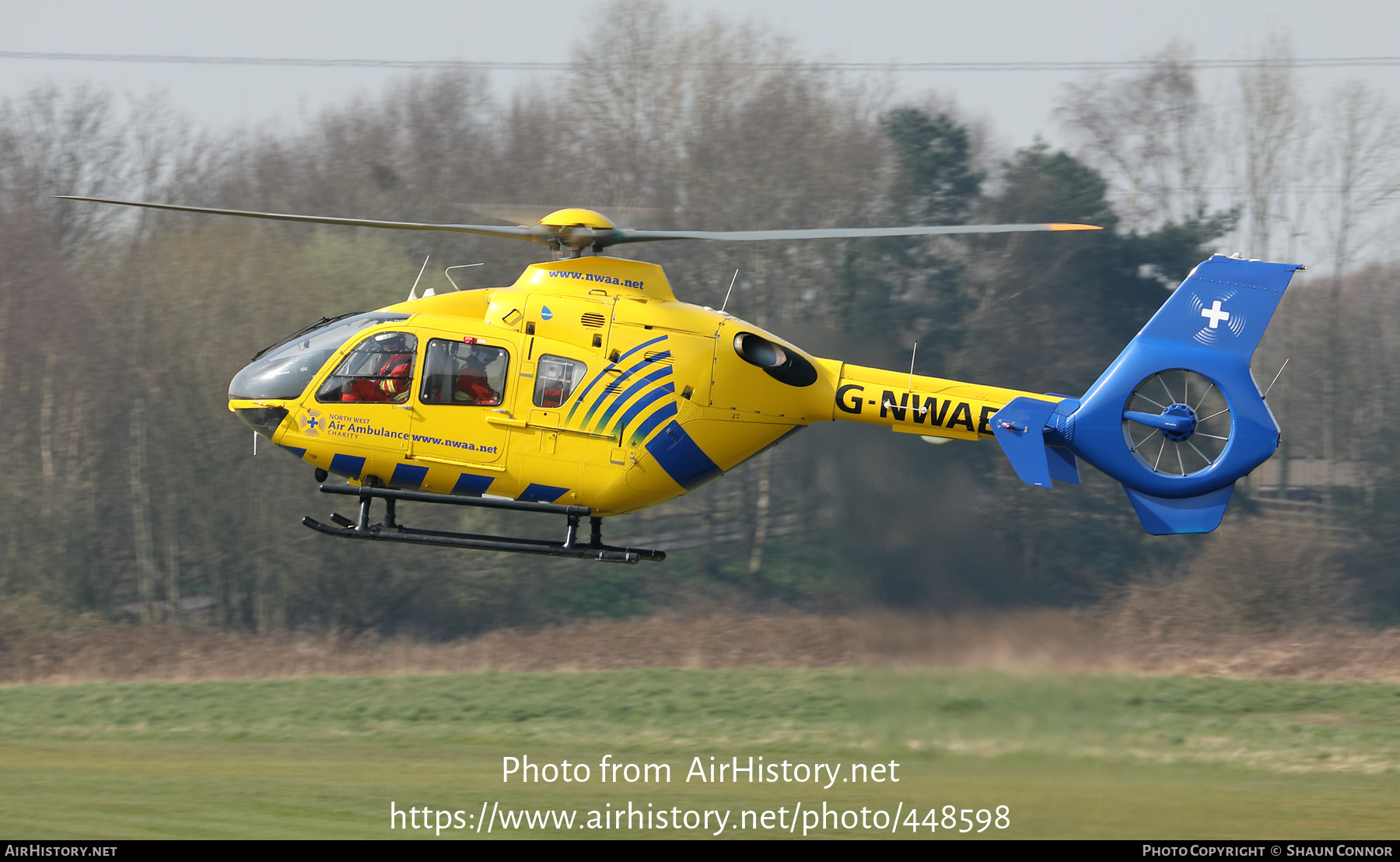 Aircraft Photo of G-NWAE | Eurocopter EC-135T-2 | North West Air Ambulance | AirHistory.net #448598