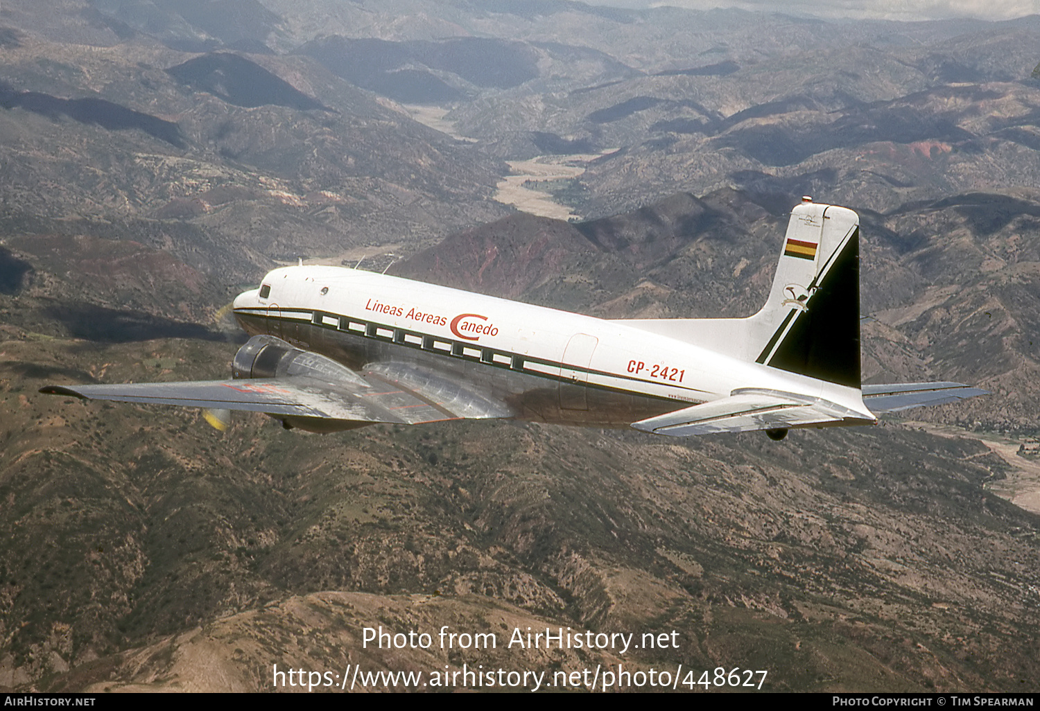 Aircraft Photo of CP-2421 | Douglas C-117D (DC-3S) | Líneas Aéreas Canedo - LAC | AirHistory.net #448627