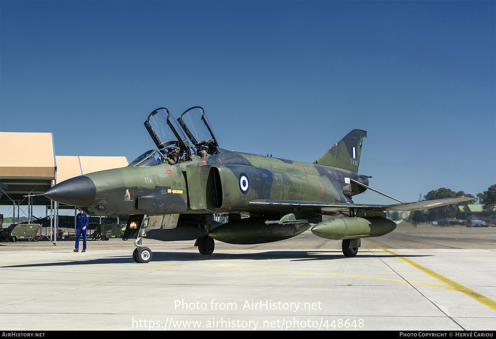 Aircraft Photo of 69-7496 | McDonnell Douglas RF-4E Phantom II | Greece - Air Force | AirHistory.net #448648