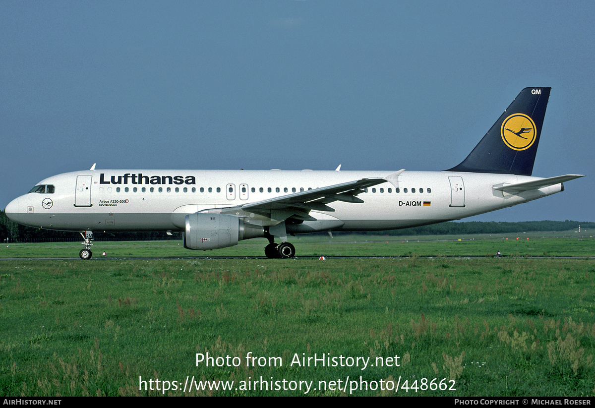 Aircraft Photo of D-AIQM | Airbus A320-211 | Lufthansa | AirHistory.net #448662