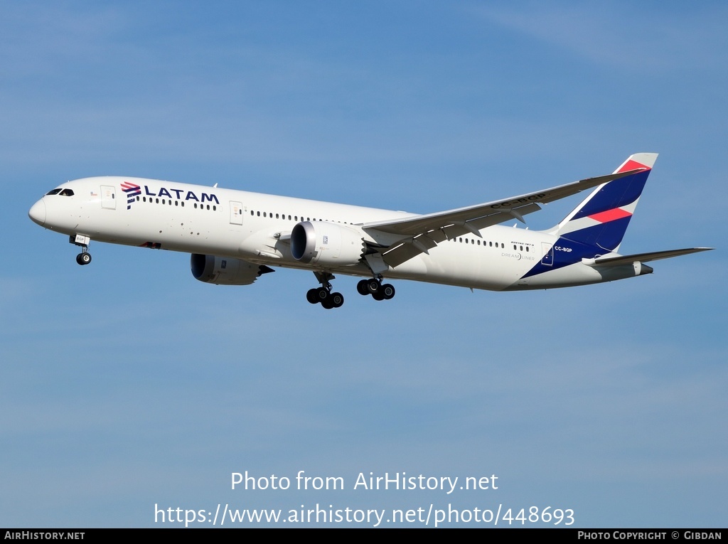 Aircraft Photo of CC-BGP | Boeing 787-9 Dreamliner | LATAM Airlines | AirHistory.net #448693