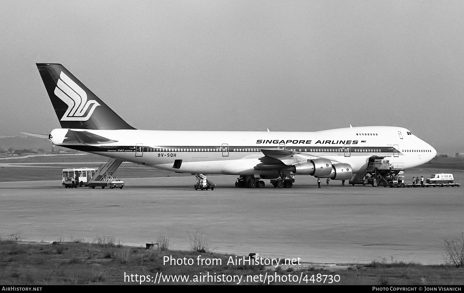 Aircraft Photo of 9V-SQH | Boeing 747-212B | Singapore Airlines | AirHistory.net #448730