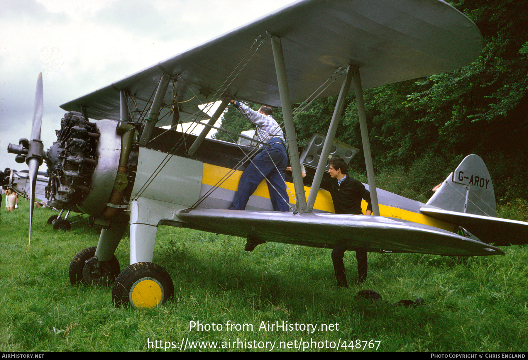 Aircraft Photo of G-AROY | Boeing PT-17/R985 Kaydet (A75N1) | AirHistory.net #448767