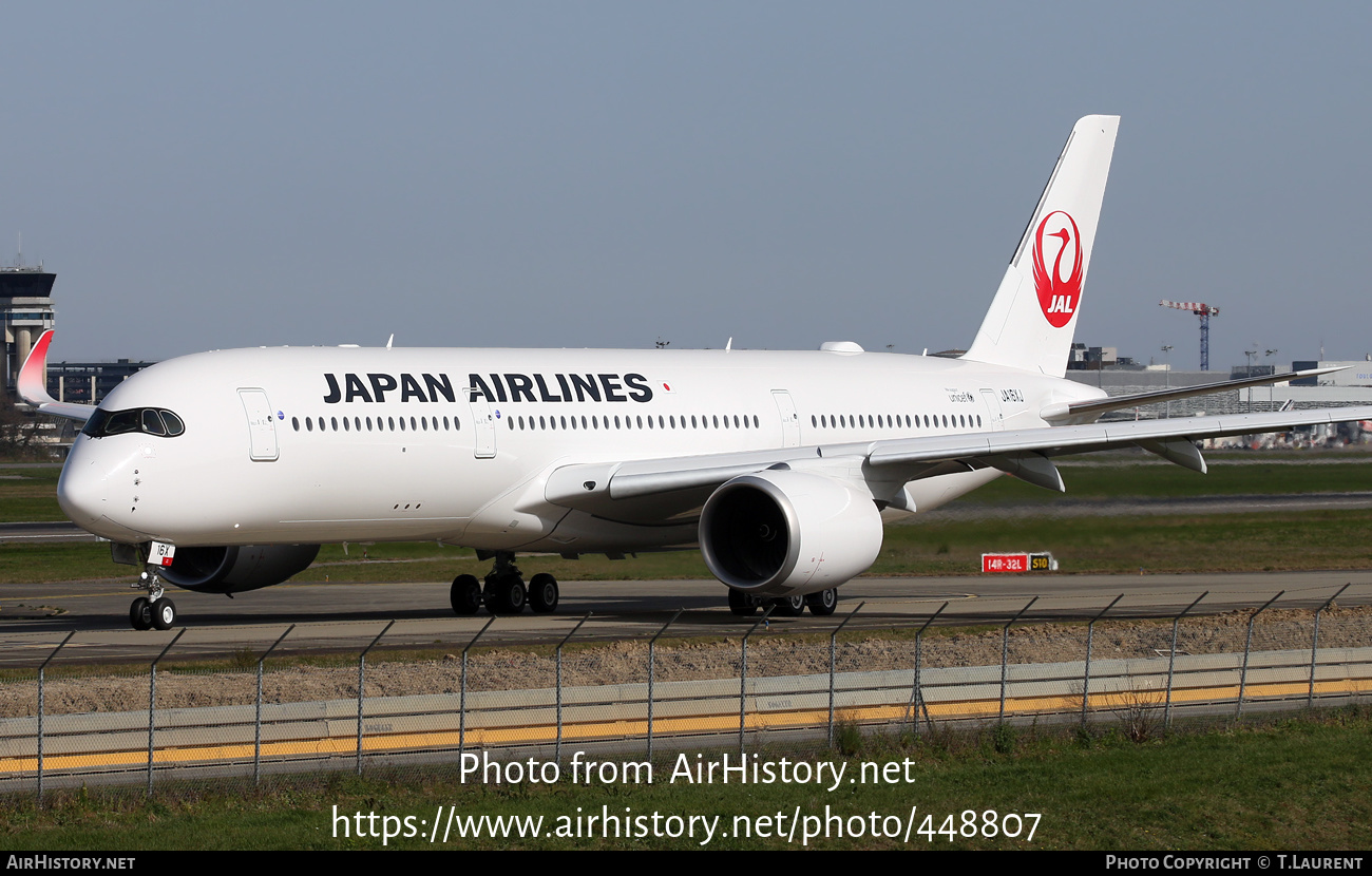 Aircraft Photo of JA16XJ | Airbus A350-941 | Japan Airlines - JAL | AirHistory.net #448807