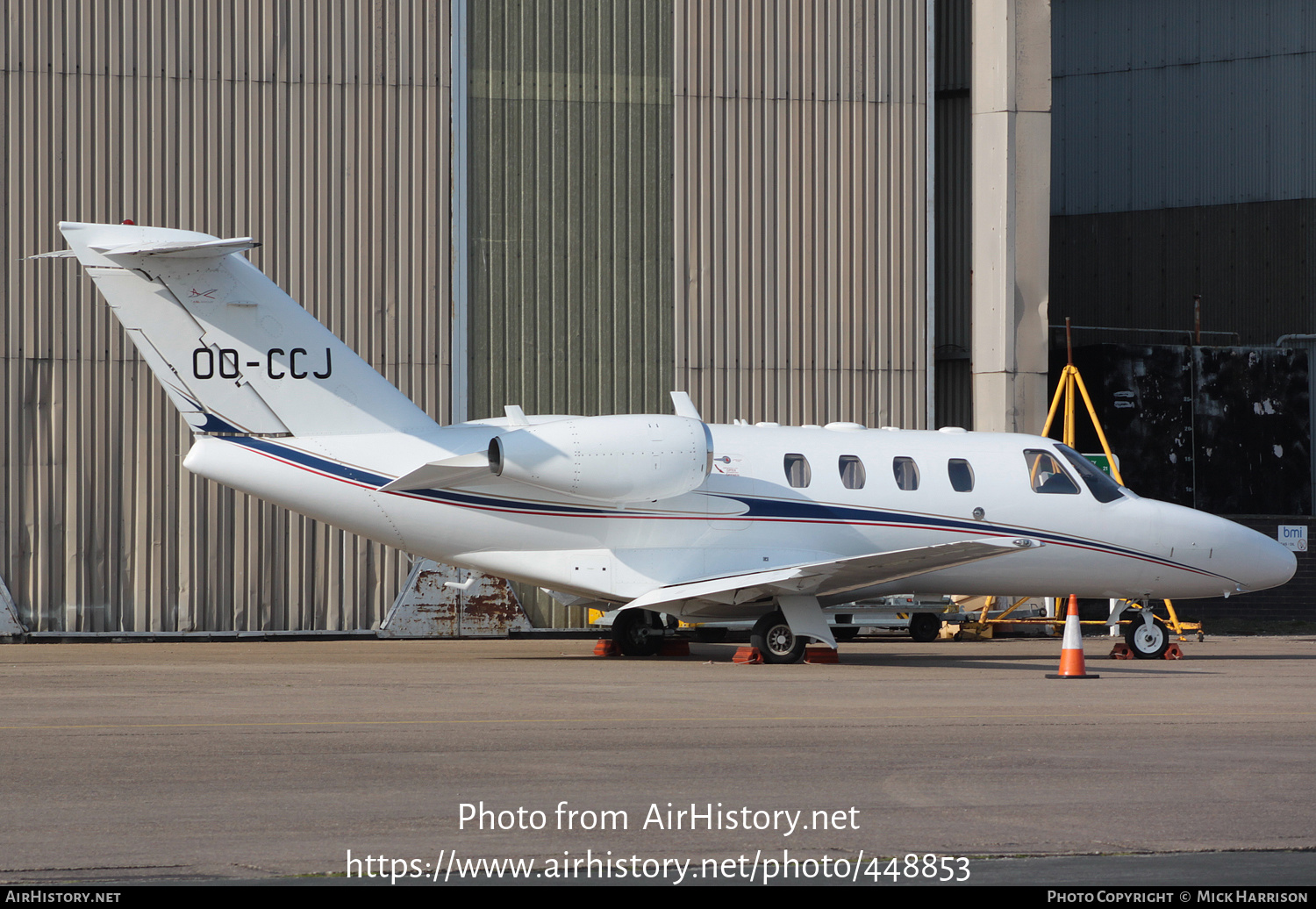 Aircraft Photo of OO-CCJ | Cessna 525 CitationJet CJ1+ | AirHistory.net #448853