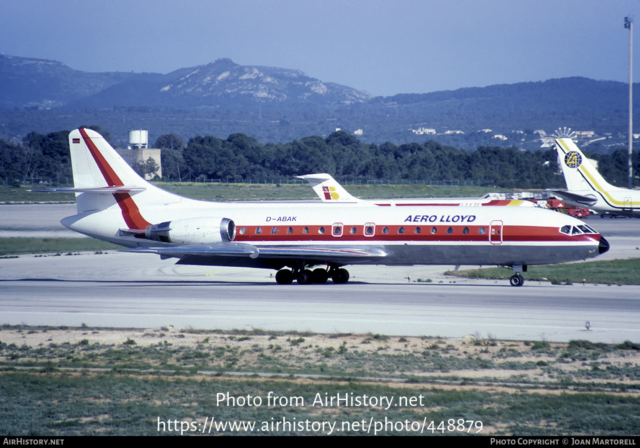 Aircraft Photo of D-ABAK | Sud SE-210 Caravelle 10B1R | Aero Lloyd | AirHistory.net #448879