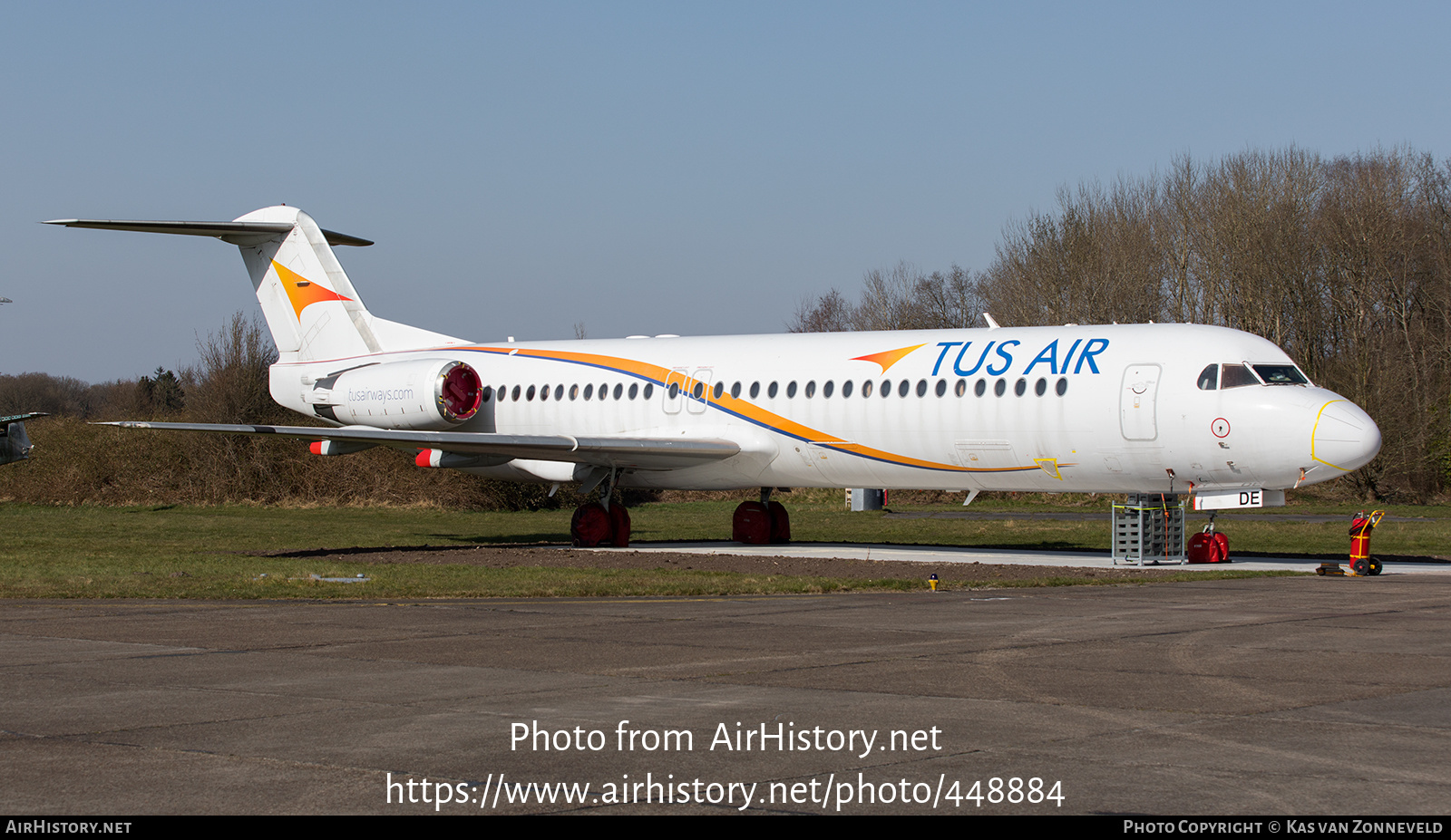 Aircraft Photo of 2-BDDE | Fokker 100 (F28-0100) | Tus Airways | AirHistory.net #448884