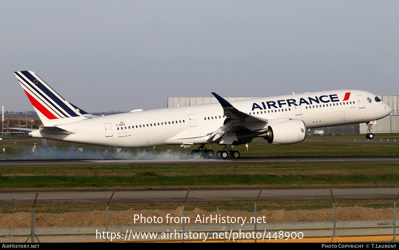 Aircraft Photo of F-WZNX | Airbus A350-941 | Air France | AirHistory.net #448900