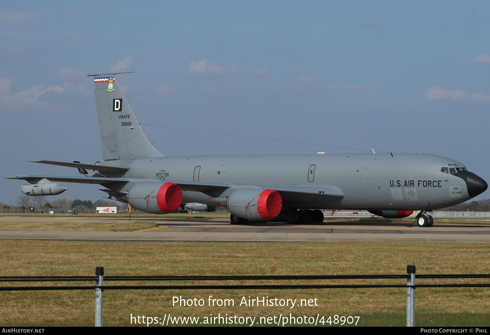 Aircraft Photo of 63-8008 / 38008 | Boeing KC-135R Stratotanker | USA - Air Force | AirHistory.net #448907