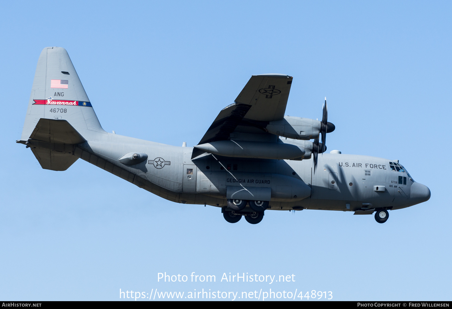 Aircraft Photo of 94-6708 / 46708 | Lockheed Martin C-130H Hercules | USA - Air Force | AirHistory.net #448913