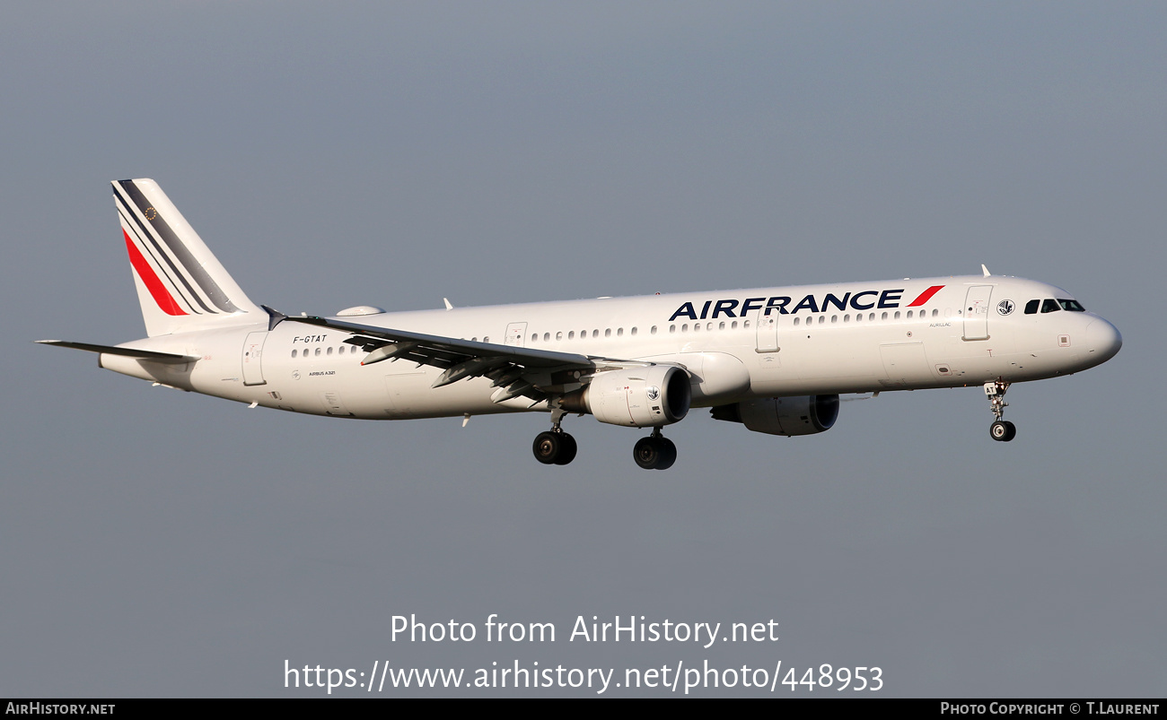 Aircraft Photo of F-GTAT | Airbus A321-211 | Air France | AirHistory.net #448953