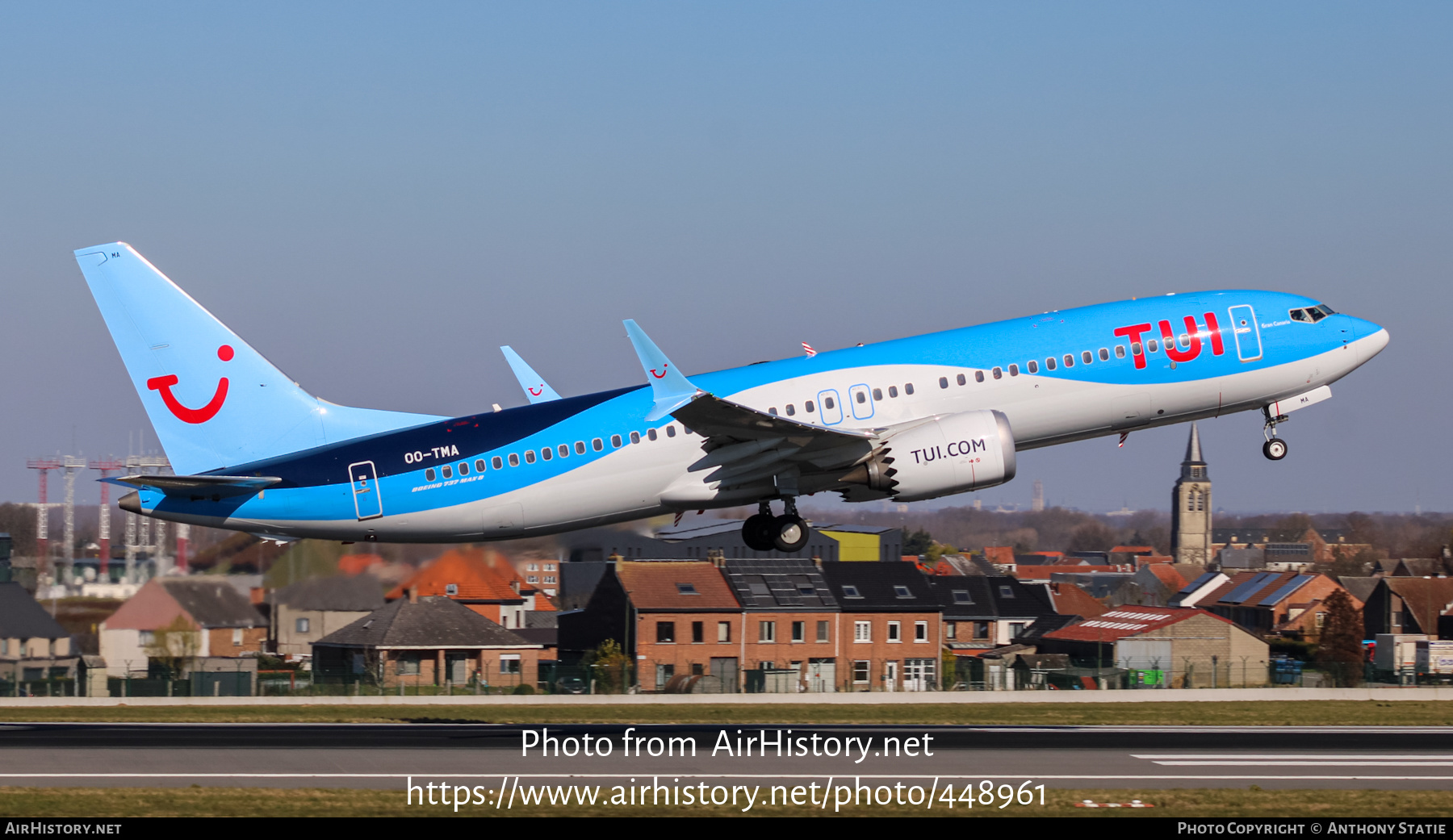 Aircraft Photo of OO-TMA | Boeing 737-8 Max 8 | TUI | AirHistory.net #448961