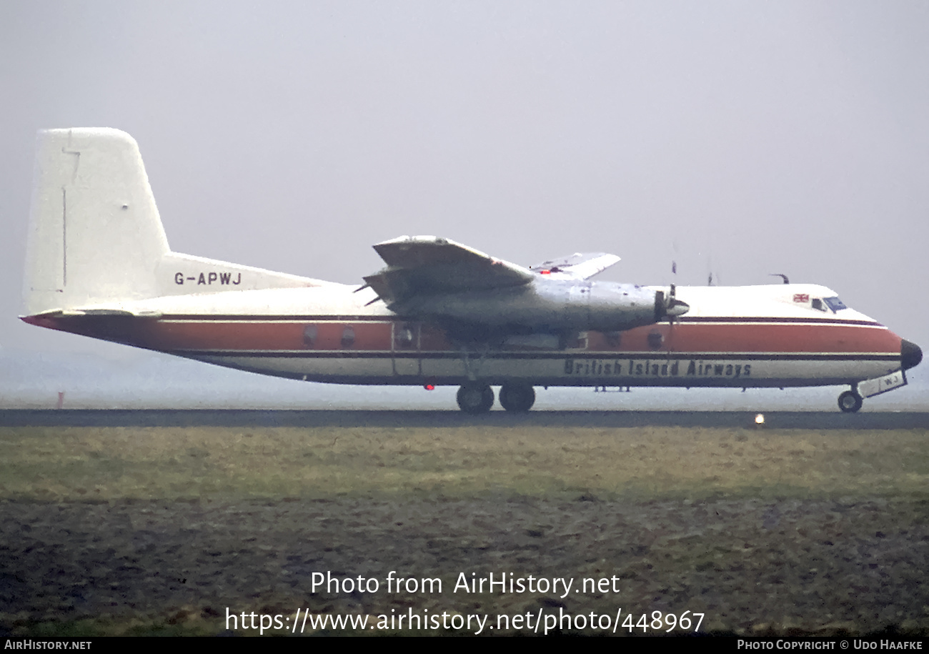 Aircraft Photo of G-APWJ | Handley Page HPR-7 Herald 201 | British Island Airways - BIA | AirHistory.net #448967