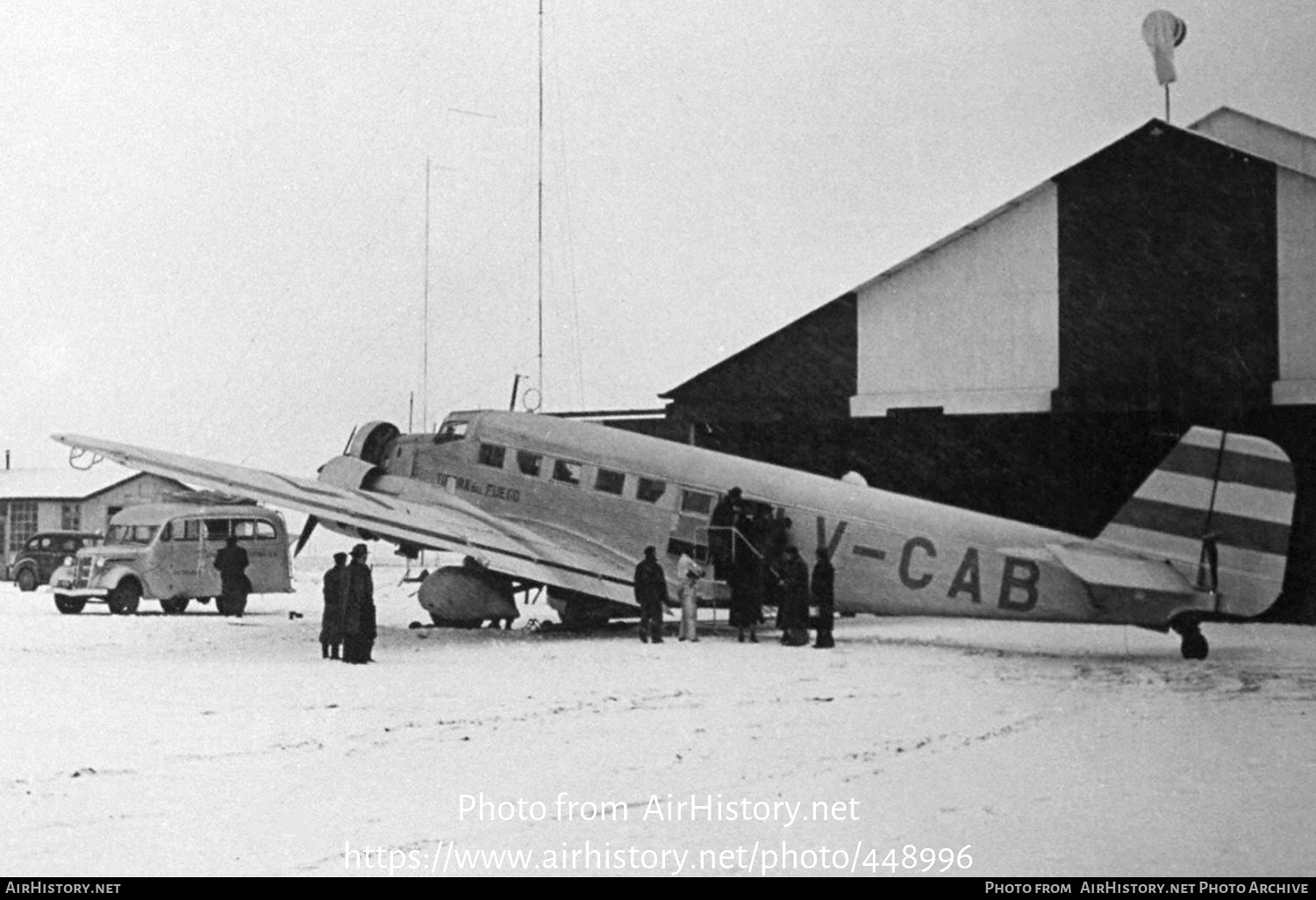 Aircraft Photo of LV-CAB | Junkers Ju 52/3m | Aeroposta Argentina | AirHistory.net #448996