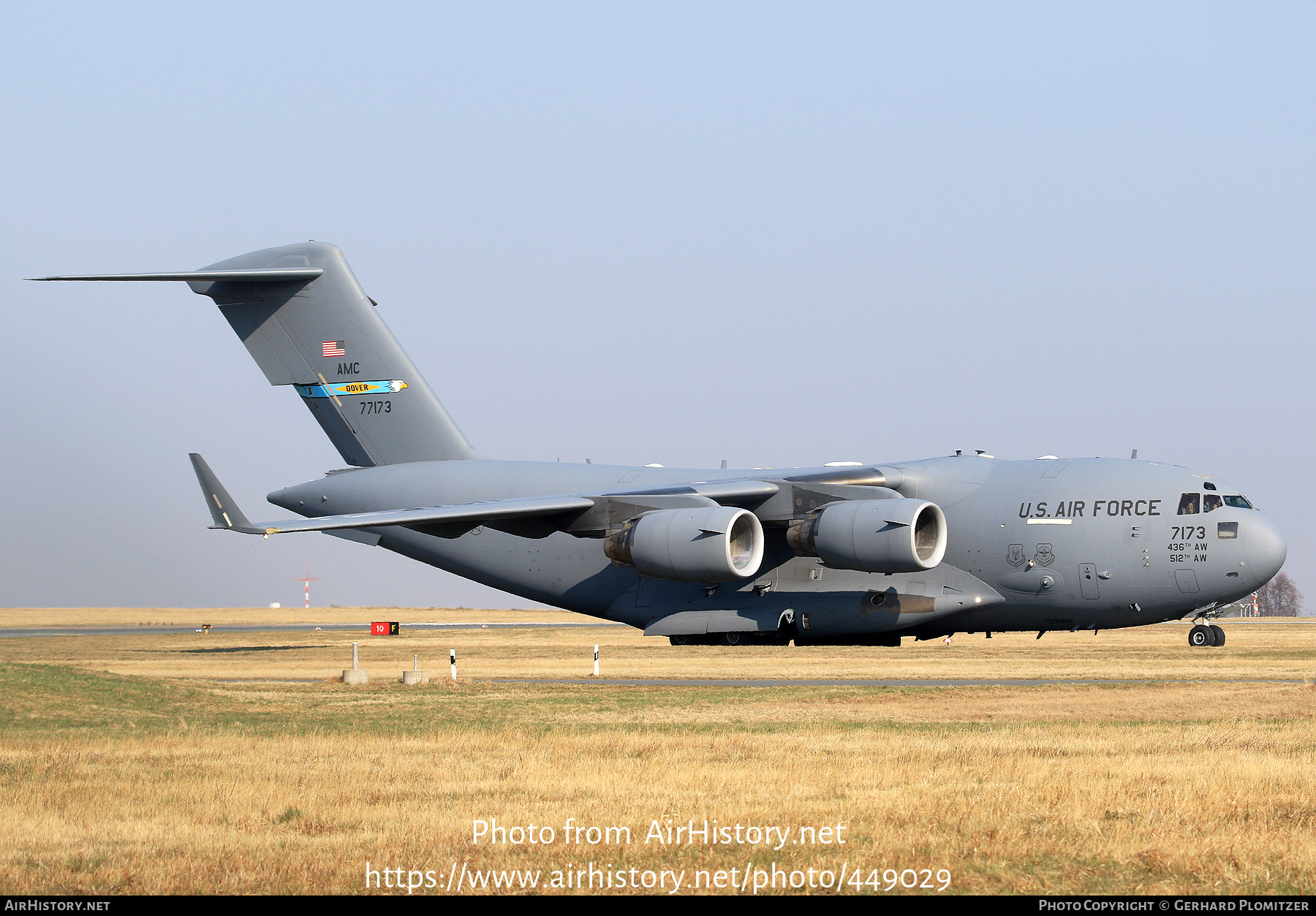 Aircraft Photo of 07-7173 / 77173 | Boeing C-17A Globemaster III | USA - Air Force | AirHistory.net #449029