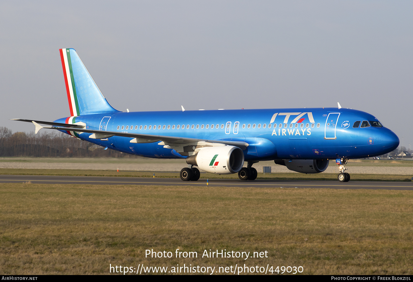 Aircraft Photo of EI-DTO | Airbus A320-216 | ITA Airways | AirHistory.net #449030