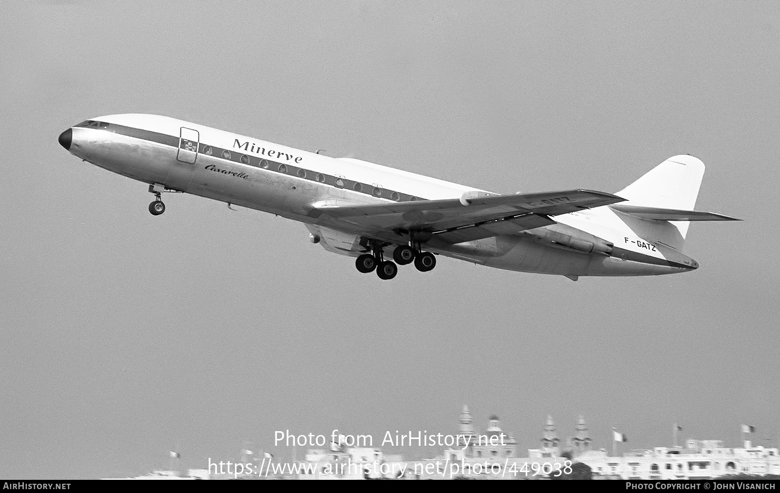 Aircraft Photo of F-GATZ | Sud SE-210 Caravelle VI-N | Minerve | AirHistory.net #449038