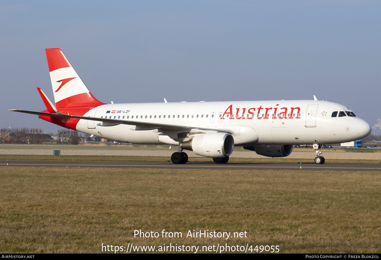 Aircraft Photo of OE-LZF | Airbus A320-214 | Austrian Airlines | AirHistory.net #449055