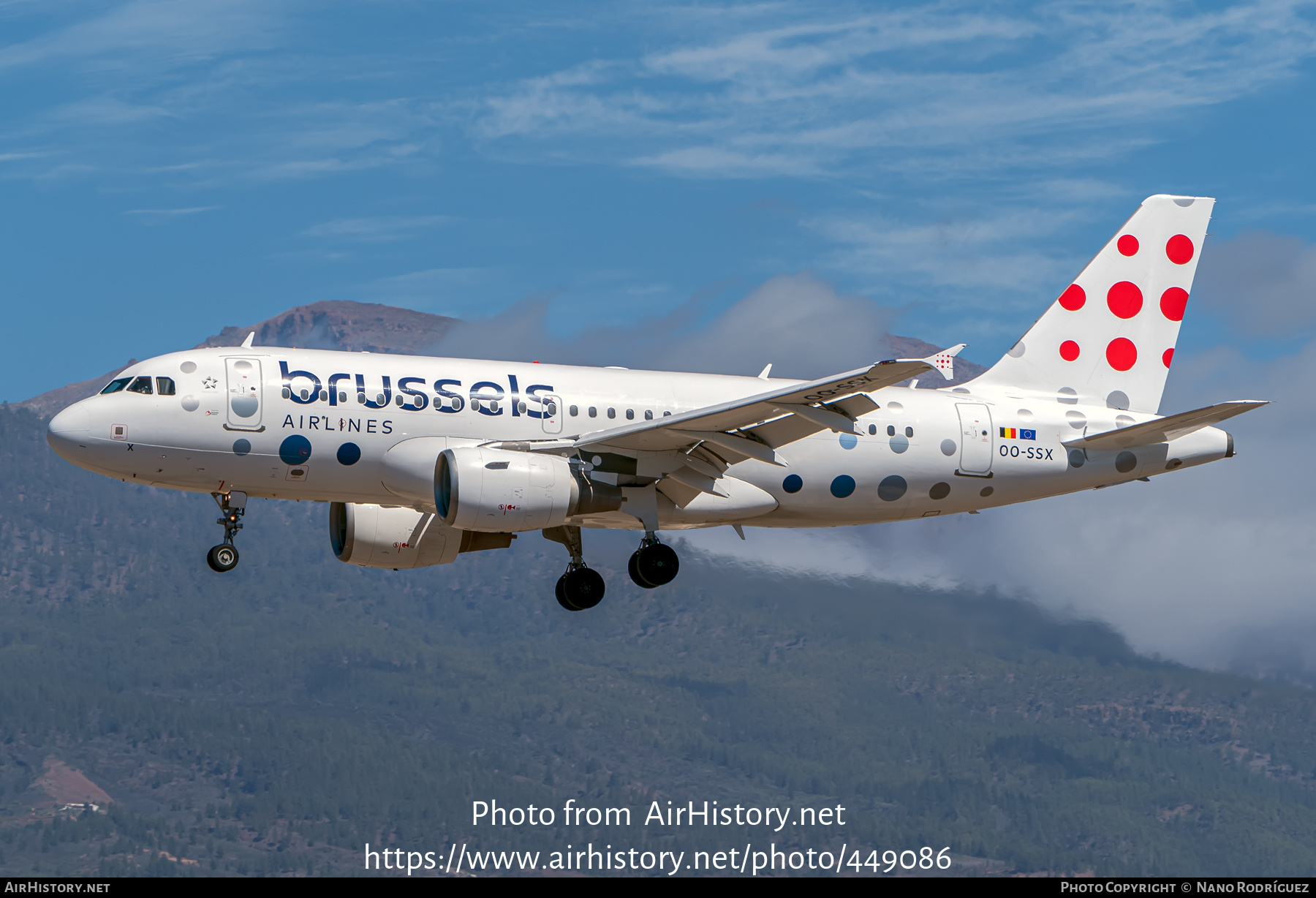 Aircraft Photo of OO-SSX | Airbus A319-111 | Brussels Airlines | AirHistory.net #449086