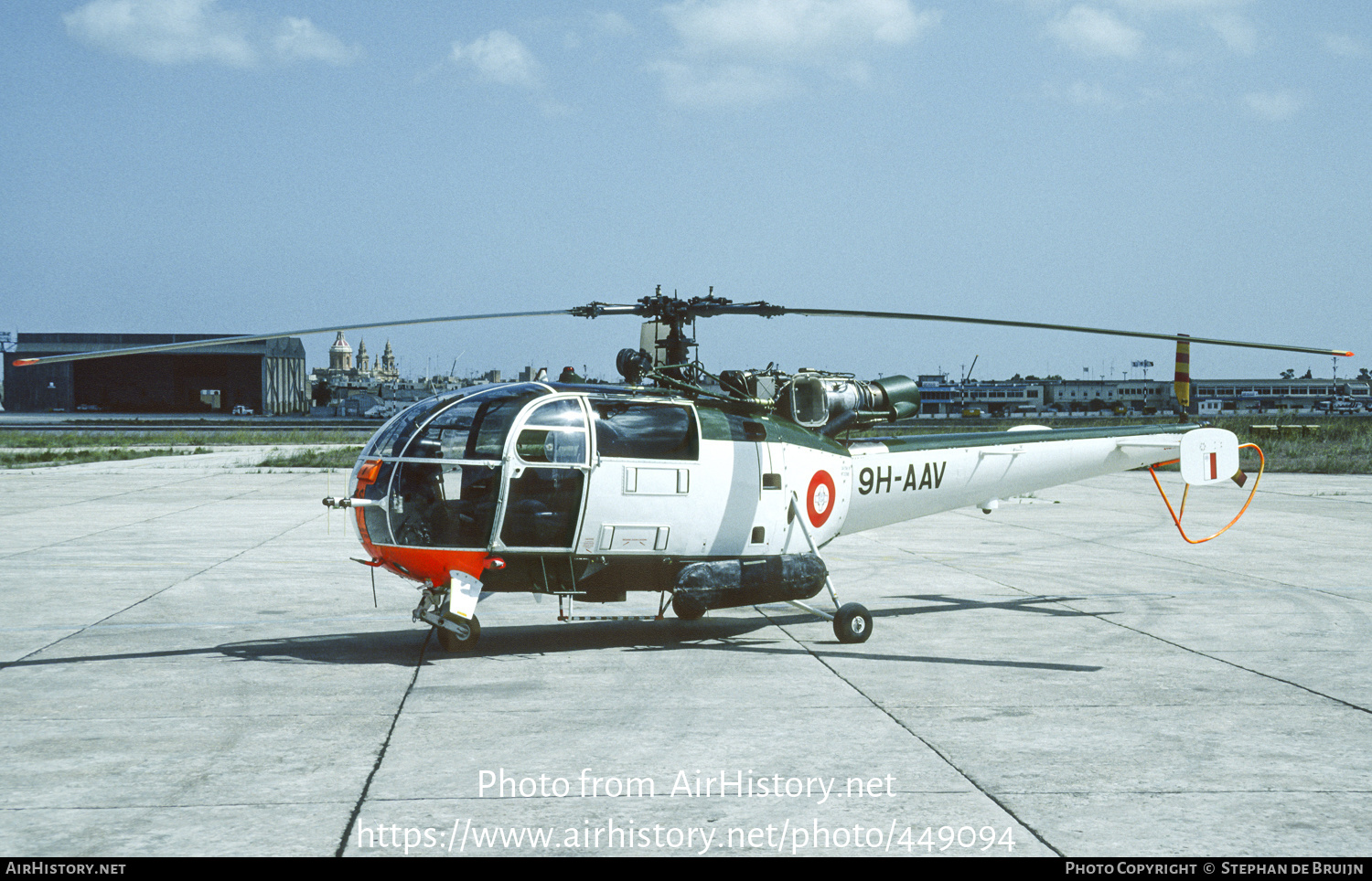 Aircraft Photo of 9H-AAV | Aerospatiale SA-316B Alouette III | Malta - Air Force | AirHistory.net #449094