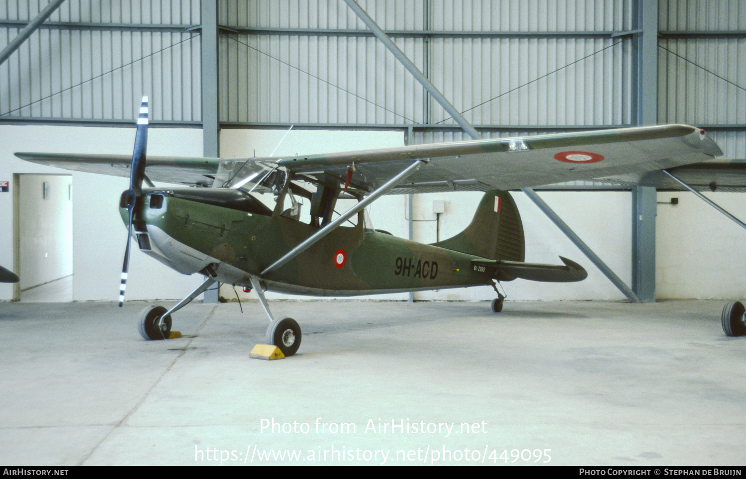 Aircraft Photo of 9H-ACD / 61-2990 | Cessna O-1E Bird Dog | Malta - Air Force | AirHistory.net #449095