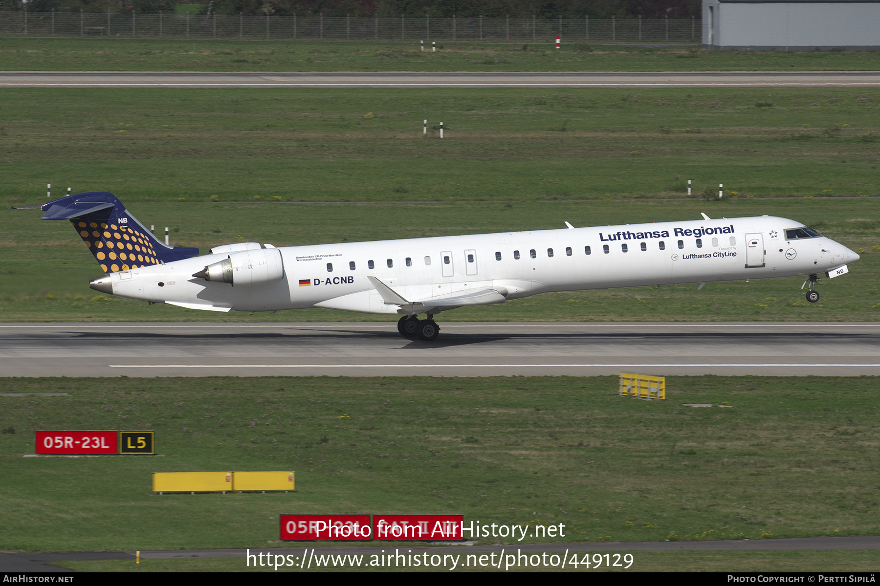 Aircraft Photo of D-ACNB | Bombardier CRJ-900LR (CL-600-2D24) | Lufthansa Regional | AirHistory.net #449129