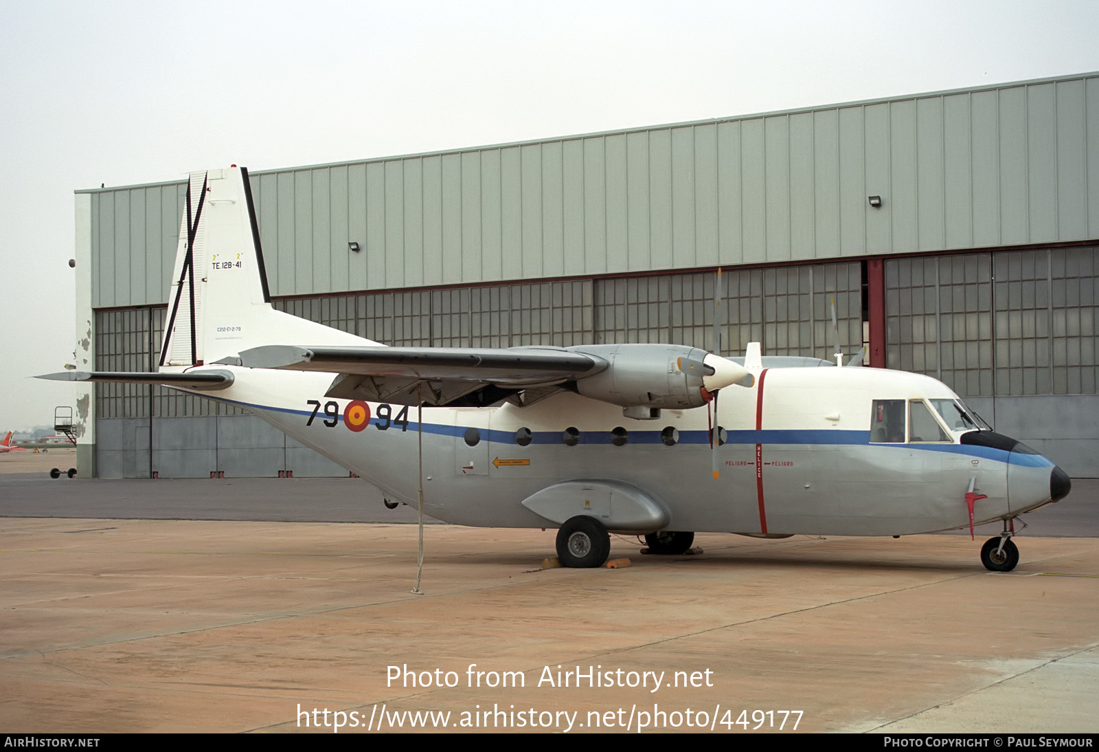 Aircraft Photo of TE.12B-41 | CASA C-212-100 Aviocar | Spain - Air Force | AirHistory.net #449177