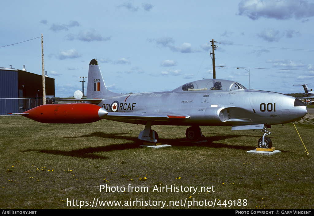 Aircraft Photo of 21001 | Canadair CT-133 Silver Star 3 | Canada - Air Force | AirHistory.net #449188