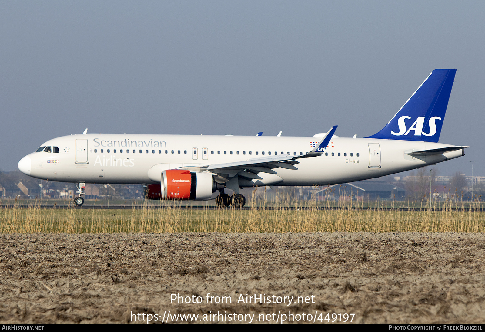 Aircraft Photo of EI-SIA | Airbus A320-251N | Scandinavian Airlines - SAS | AirHistory.net #449197