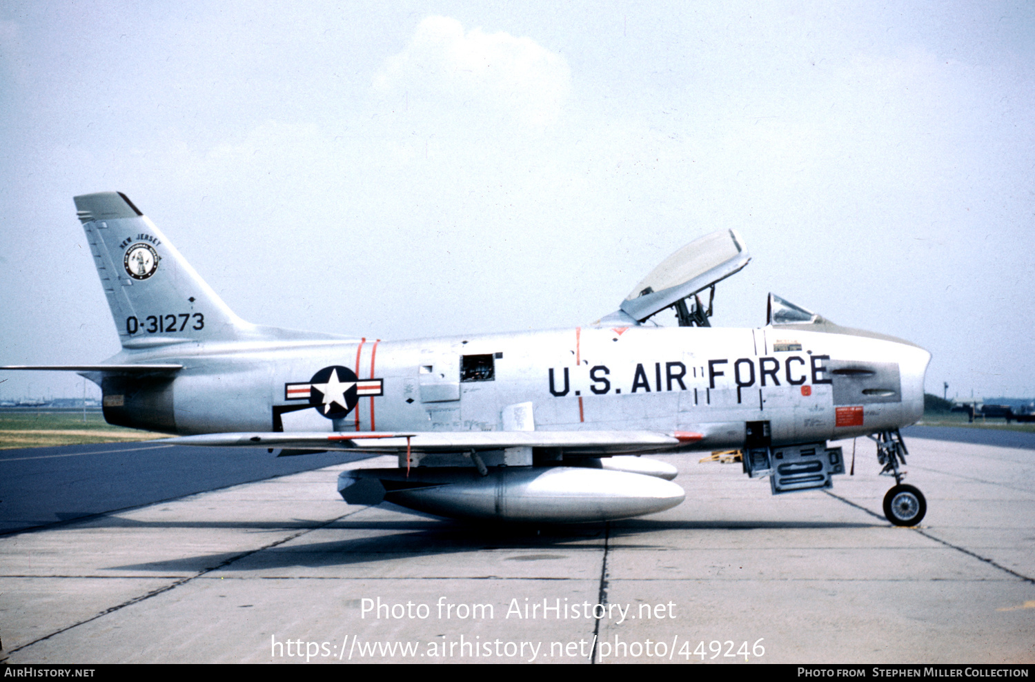 Aircraft Photo of 53-1273 / 0-31273 | North American F-86H Sabre | USA - Air Force | AirHistory.net #449246