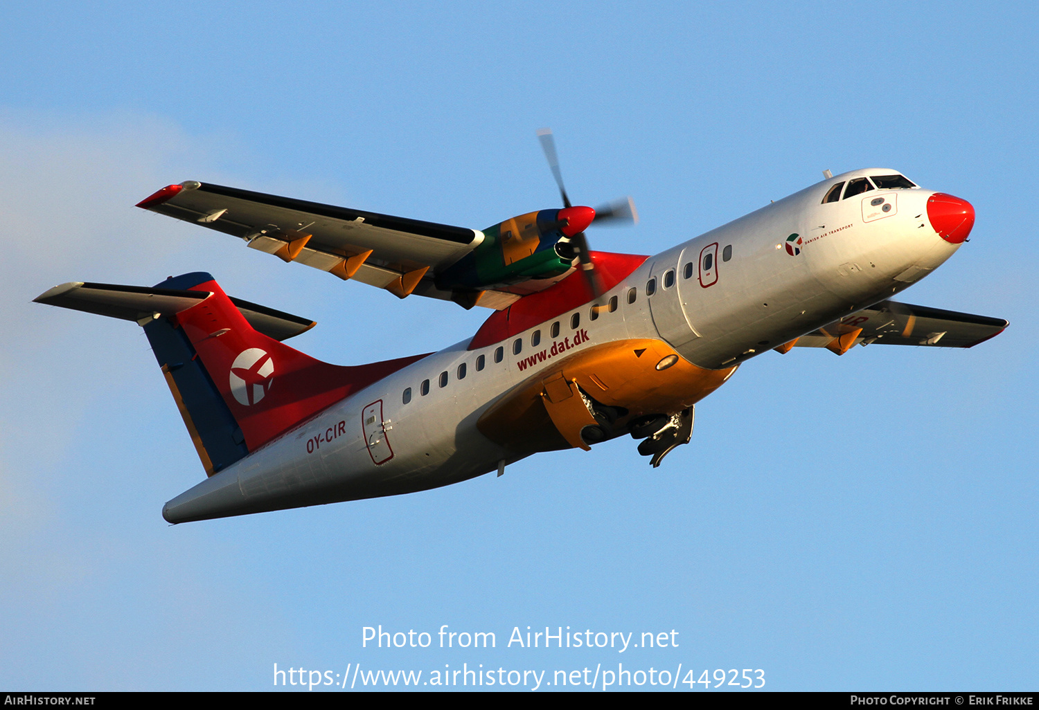 Aircraft Photo of OY-CIR | ATR ATR-42-300 | Danish Air Transport - DAT ...