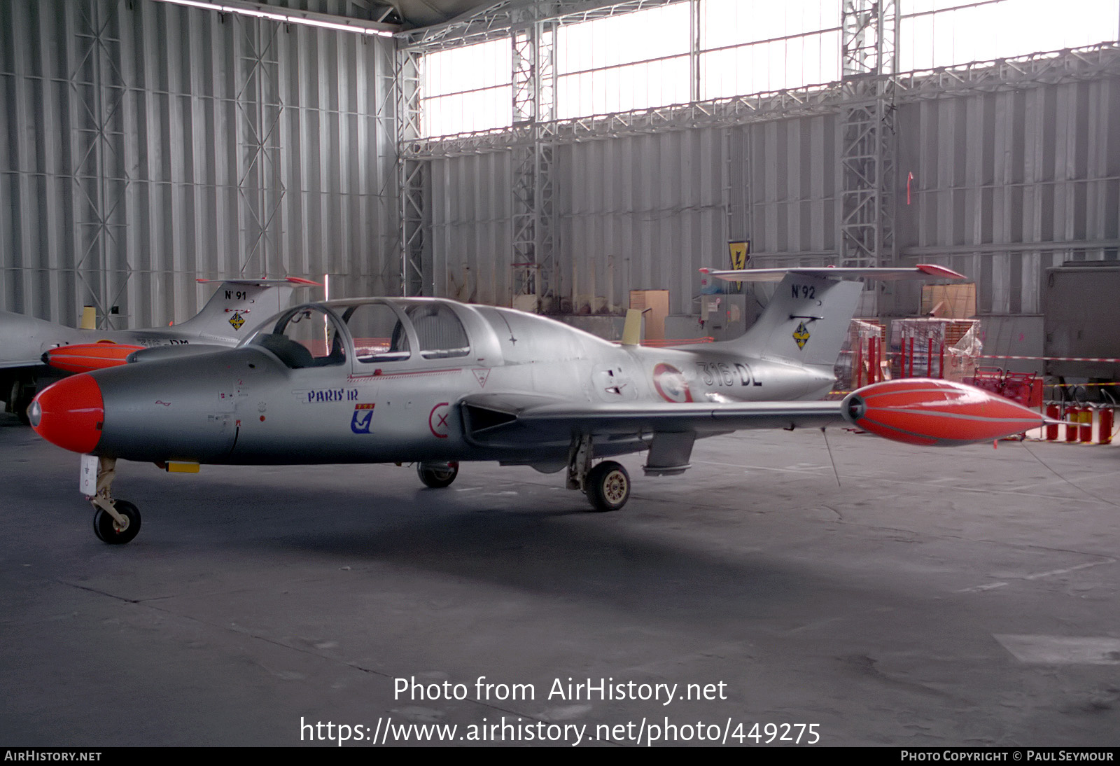 Aircraft Photo of 92 | Morane-Saulnier MS-760 Paris IR | France - Air Force | AirHistory.net #449275