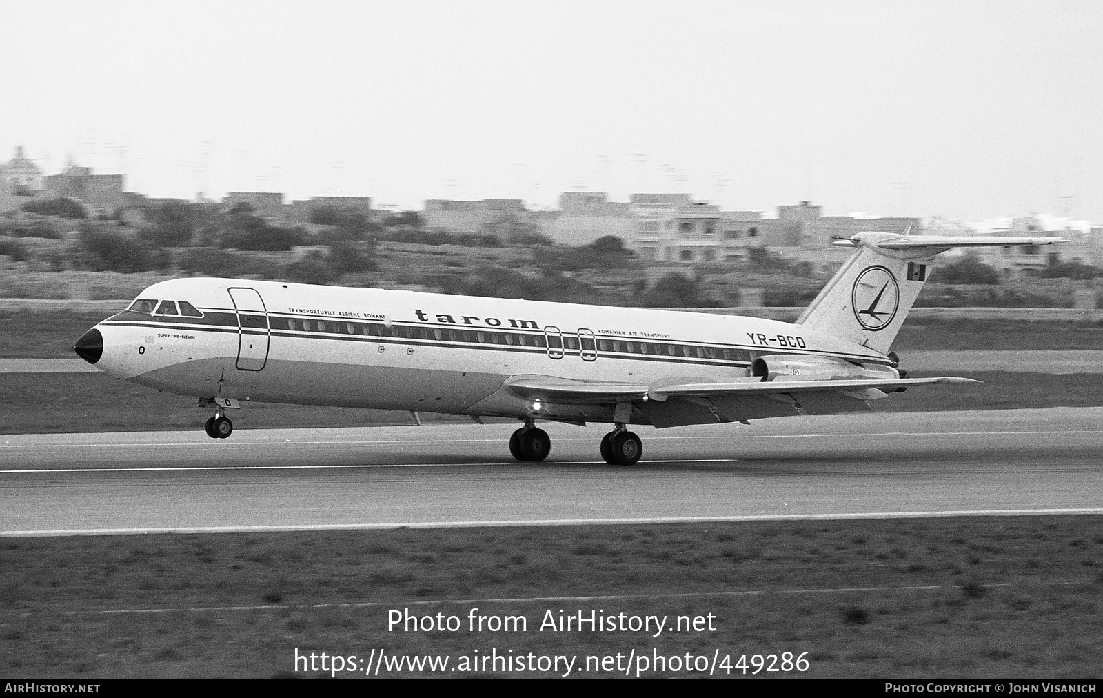 Aircraft Photo of YR-BCD | BAC 111-424EU One-Eleven | TAROM - Transporturile Aeriene Române | AirHistory.net #449286