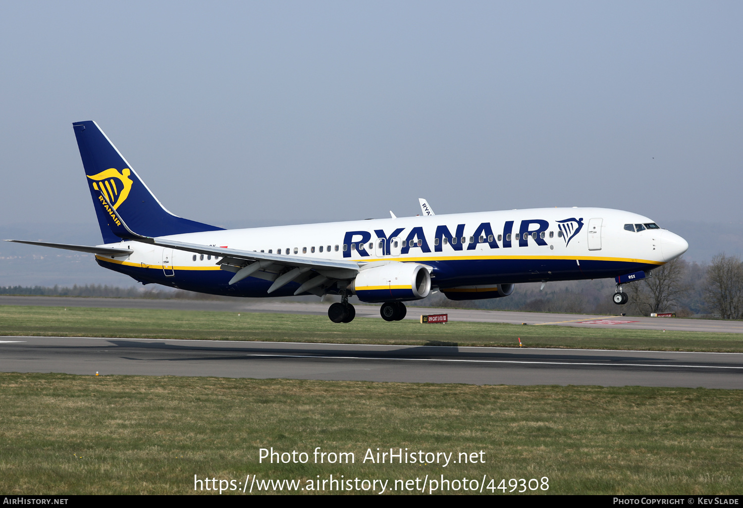 Aircraft Photo of SP-RSX | Boeing 737-800 | Ryanair | AirHistory.net #449308