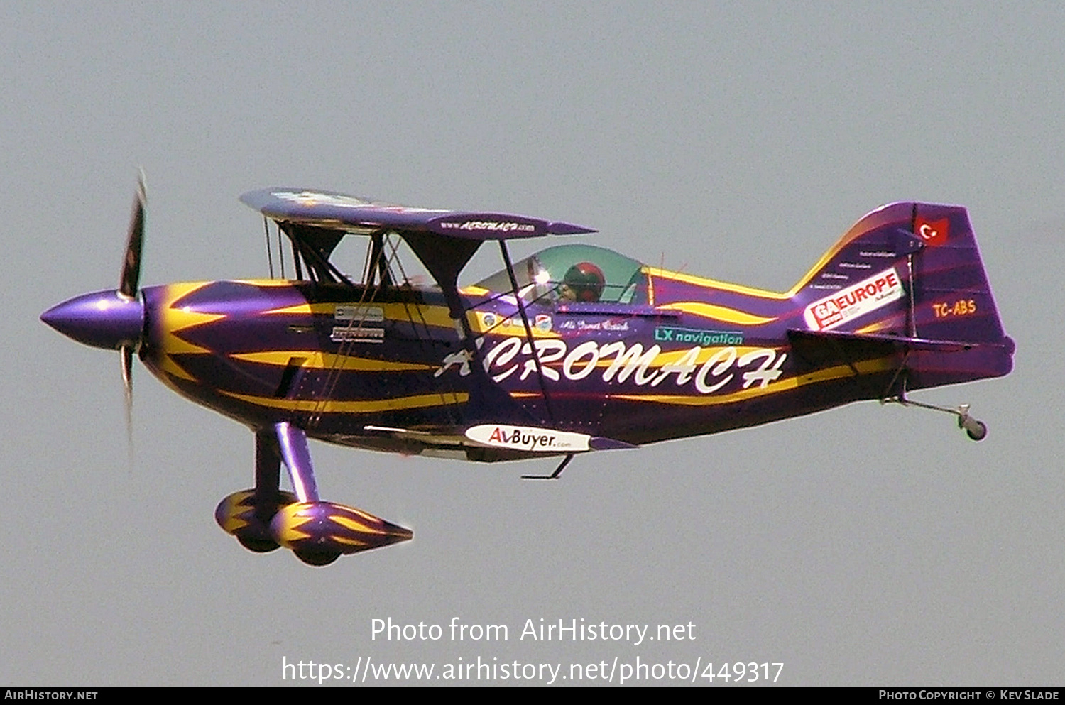 Aircraft Photo of TC-ABS | Pitts S-2S Special | Acromach | AirHistory.net #449317