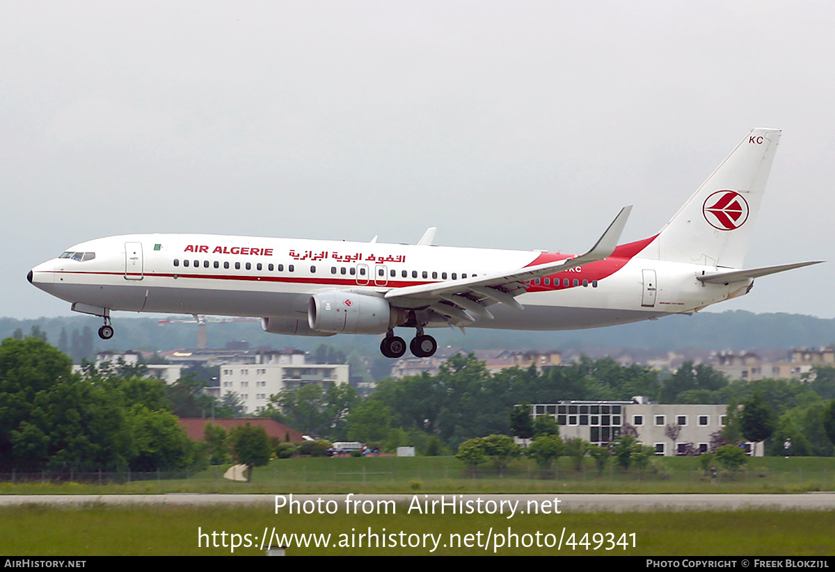 Aircraft Photo of 7T-VKC | Boeing 737-8D6 | Air Algérie | AirHistory.net #449341