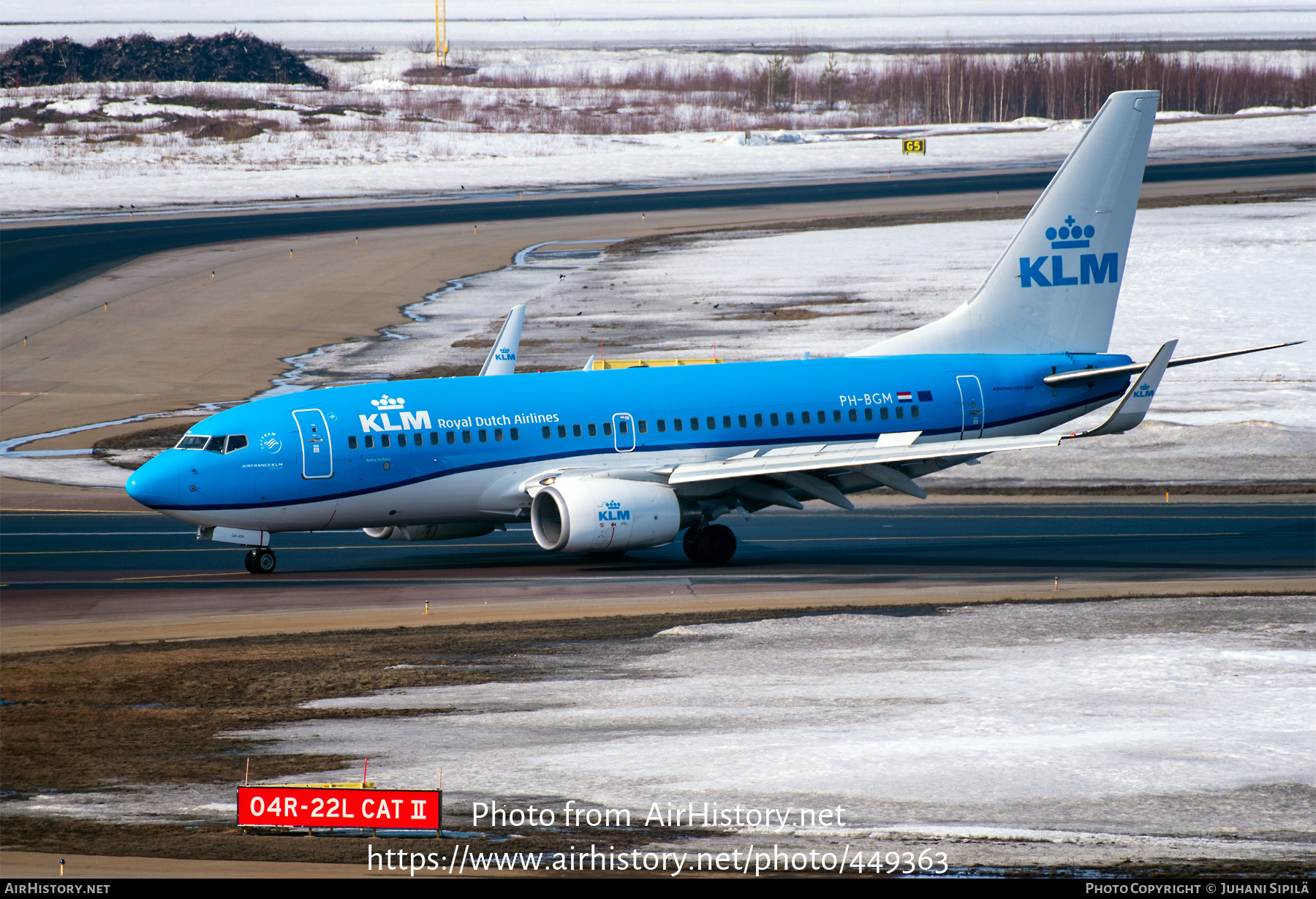 Aircraft Photo of PH-BGM | Boeing 737-7K2 | KLM - Royal Dutch Airlines | AirHistory.net #449363