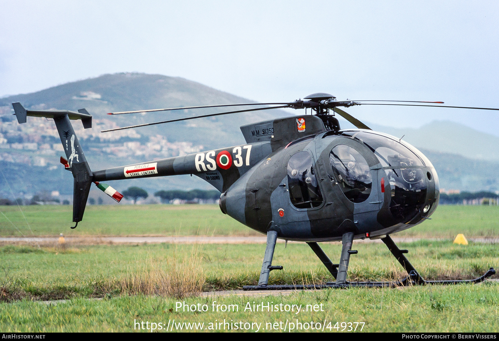 Aircraft Photo of MM81353 | Hughes NH-500MD (NH-369MD) | Italy - Air Force | AirHistory.net #449377