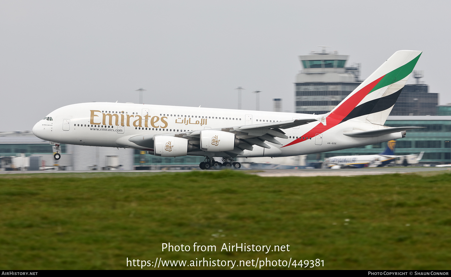 Aircraft Photo of A6-EEE | Airbus A380-861 | Emirates | AirHistory.net #449381