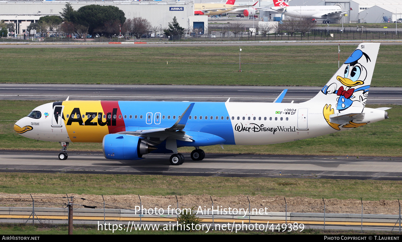 Aircraft Photo of F-WWDF | Airbus A320-251N | Azul Linhas Aéreas Brasileiras | AirHistory.net #449389