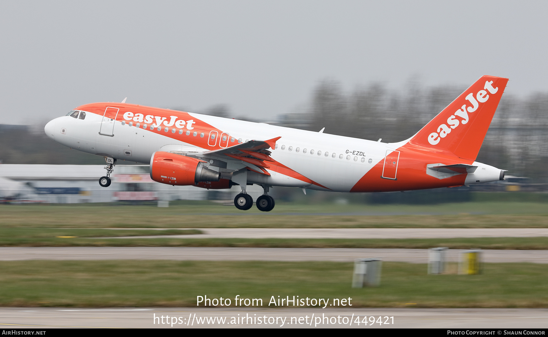 Aircraft Photo of G-EZDL | Airbus A319-111 | EasyJet | AirHistory.net #449421