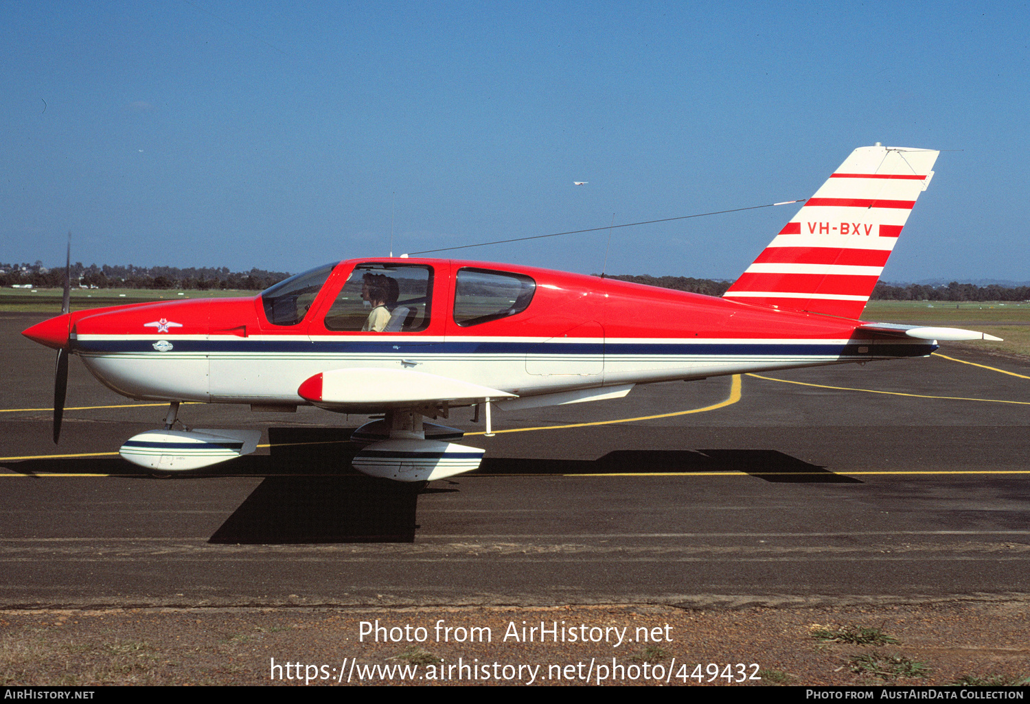 Aircraft Photo of VH-BXV | Socata TB-10 Tobago | Australian Flying Training School - AFTS | AirHistory.net #449432