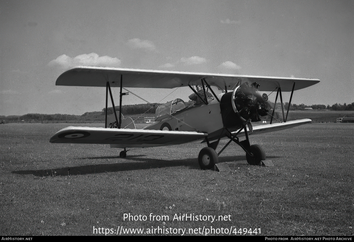 Aircraft Photo of 213 | Fleet 7C Fawn Mk2 | Canada - Air Force | AirHistory.net #449441