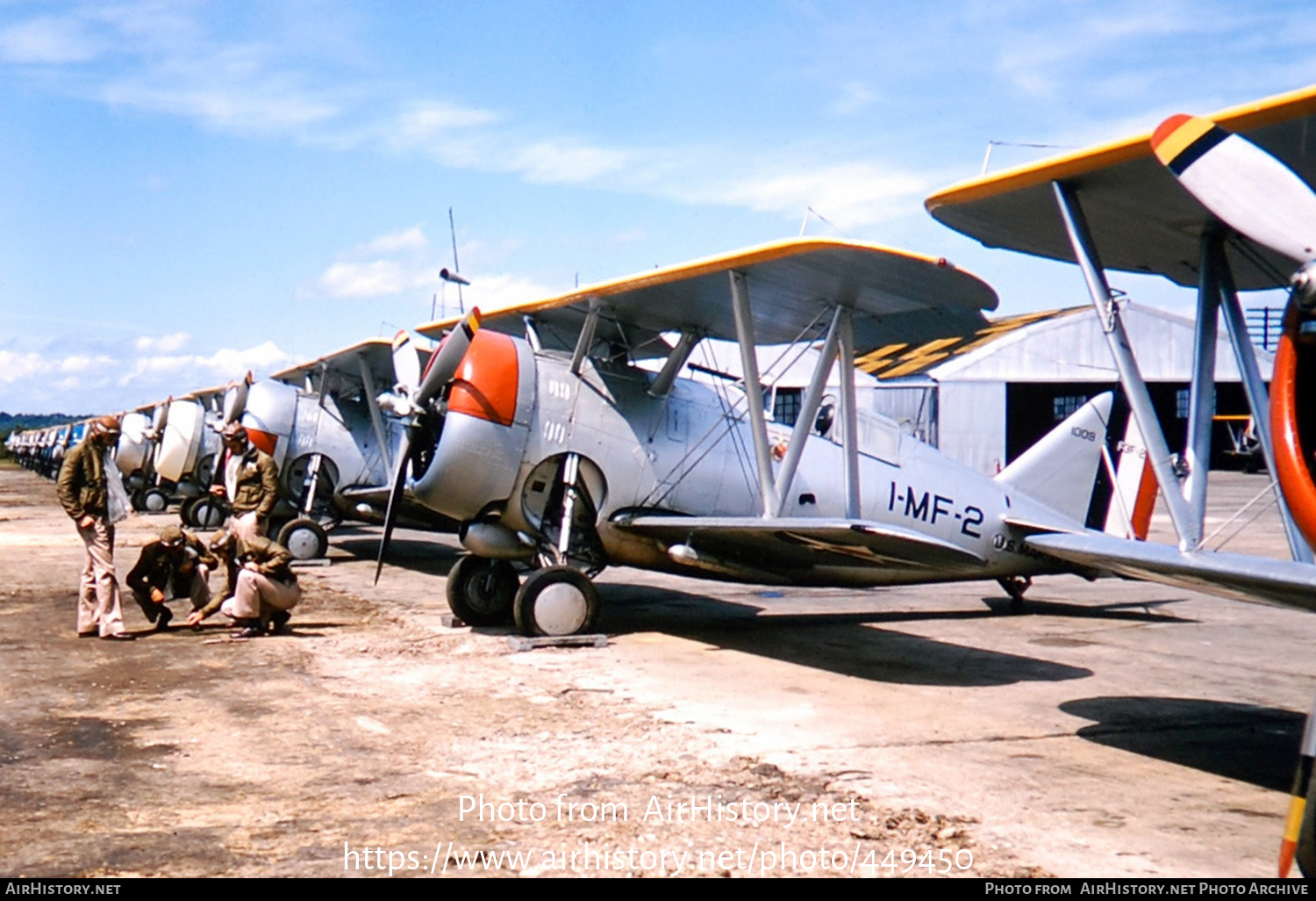 Aircraft Photo of 1009 | Grumman F3F-2 | USA - Marines | AirHistory.net #449450