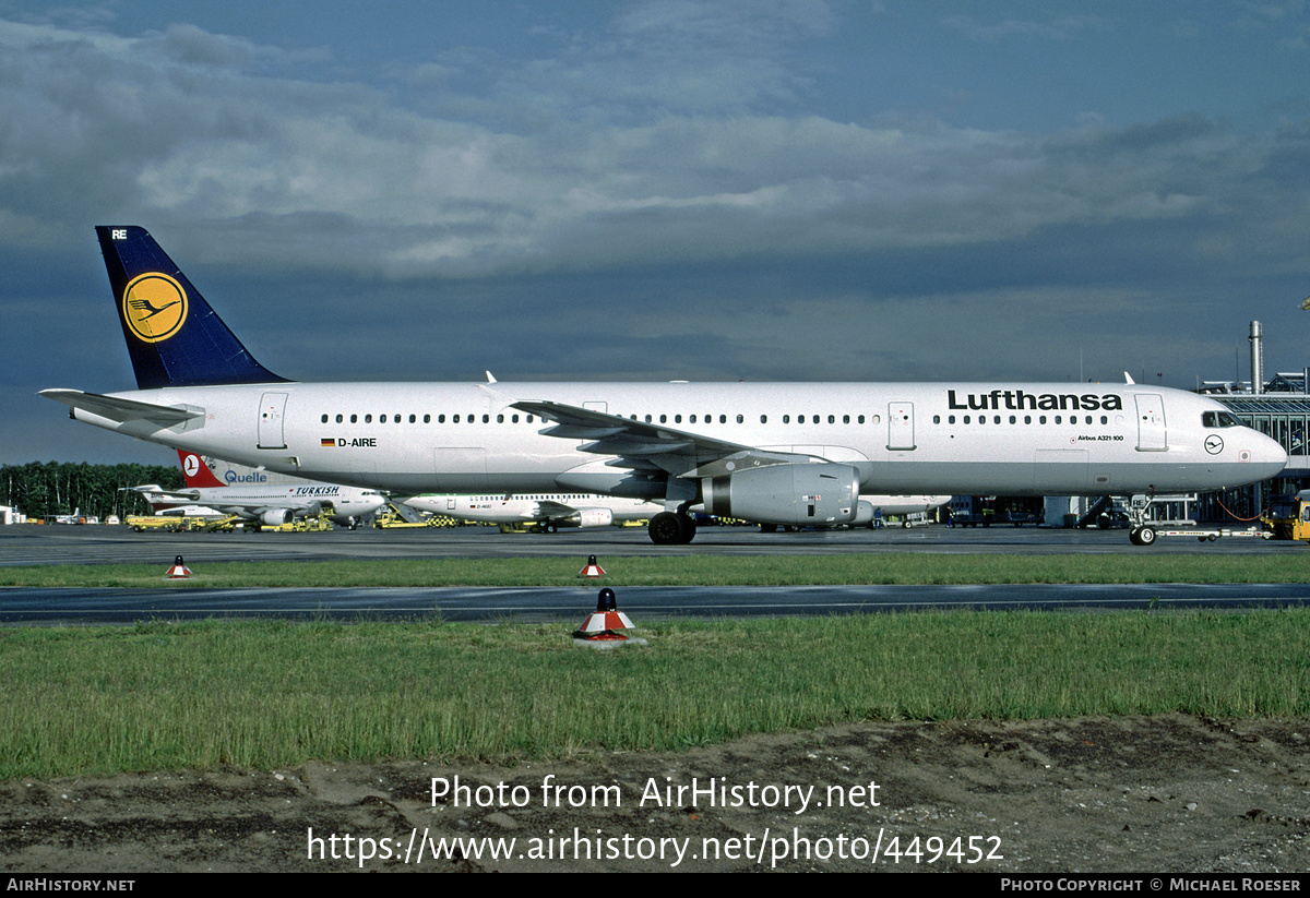 Aircraft Photo of D-AIRE | Airbus A321-131 | Lufthansa | AirHistory.net #449452