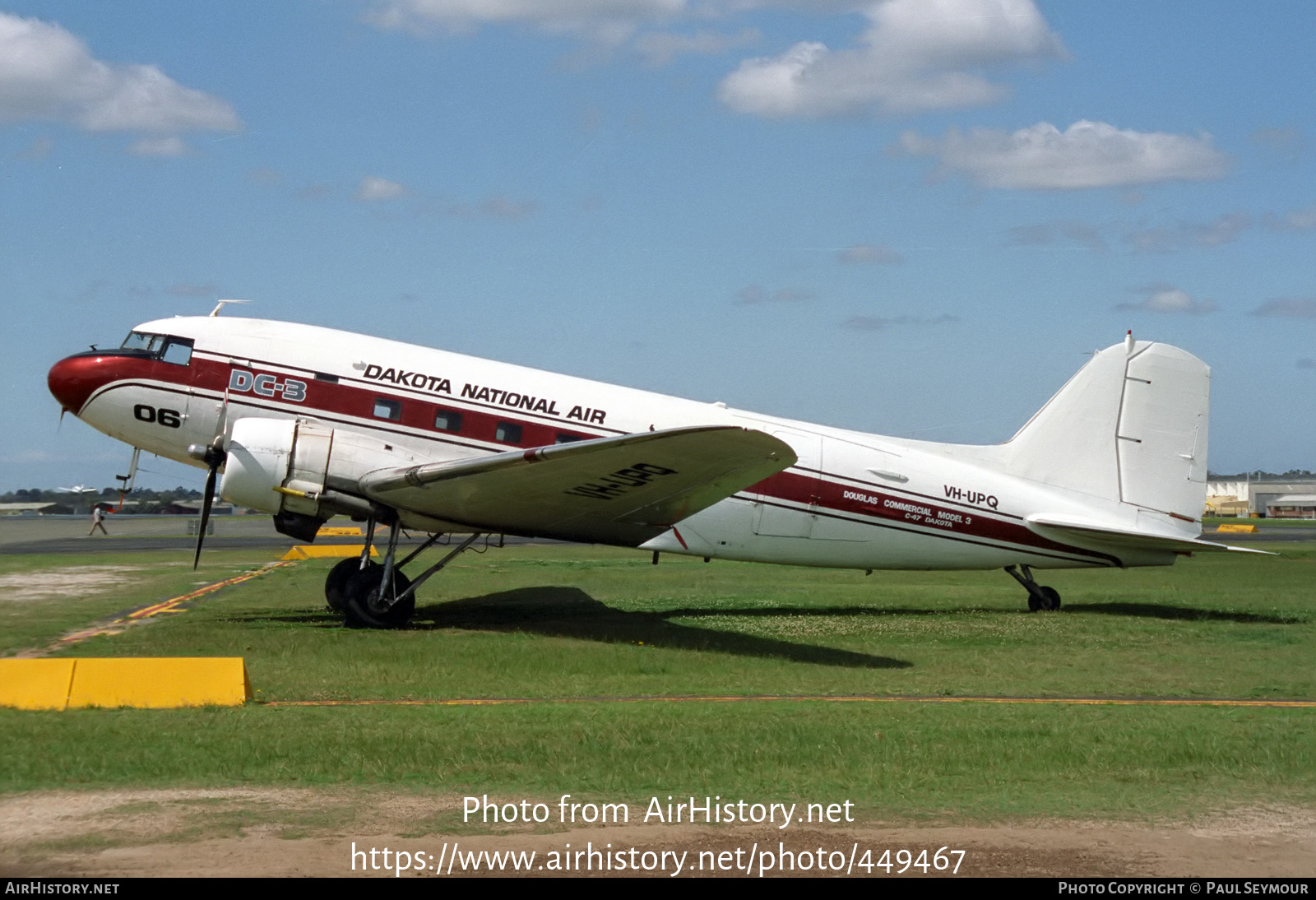 Aircraft Photo of VH-UPQ | Douglas C-47B Skytrain | Dakota National Air | AirHistory.net #449467