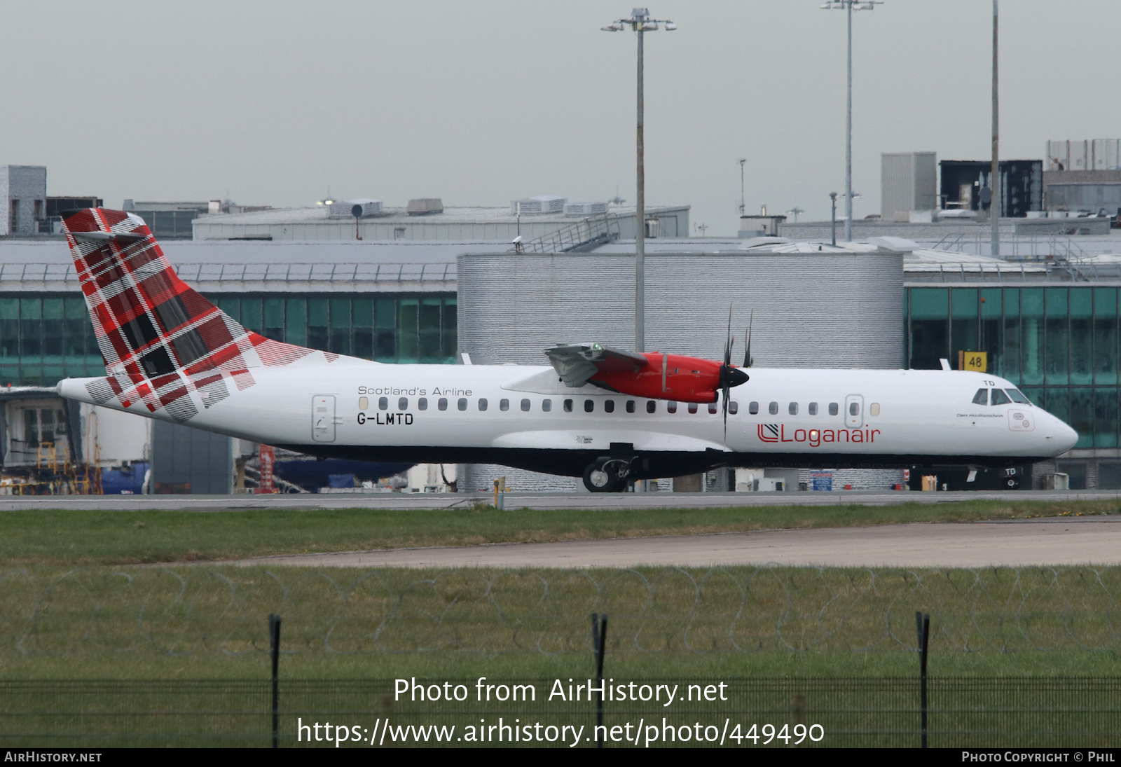 Aircraft Photo of G-LMTD | ATR ATR-72-600 (ATR-72-212A) | Loganair | AirHistory.net #449490