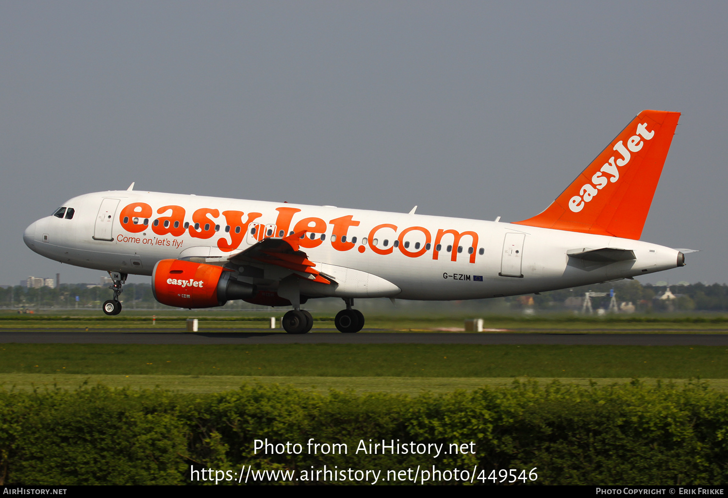 Aircraft Photo of G-EZIM | Airbus A319-111 | EasyJet | AirHistory.net #449546