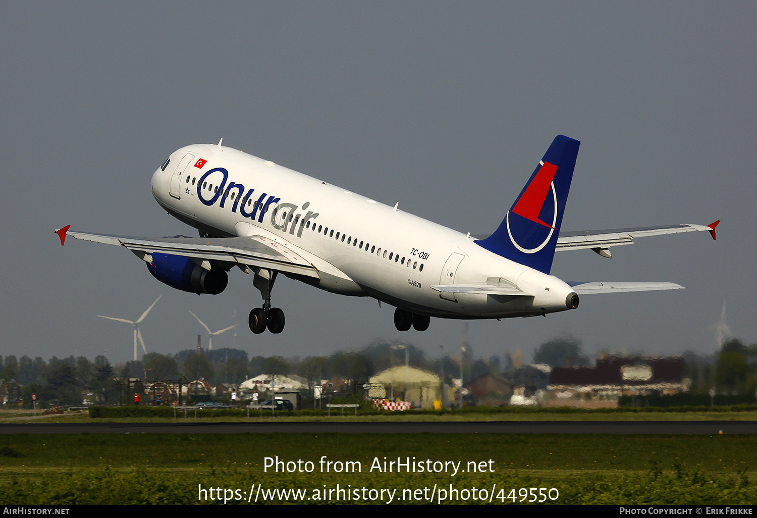 Aircraft Photo of TC-OBI | Airbus A320-232 | Onur Air | AirHistory.net #449550